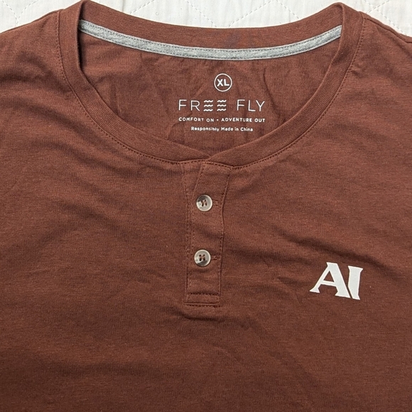 Free Fly Bamboo Heritage Men's Ultra Soft Tee Size XL NWT MSRP $54 - Picture 2 of 3